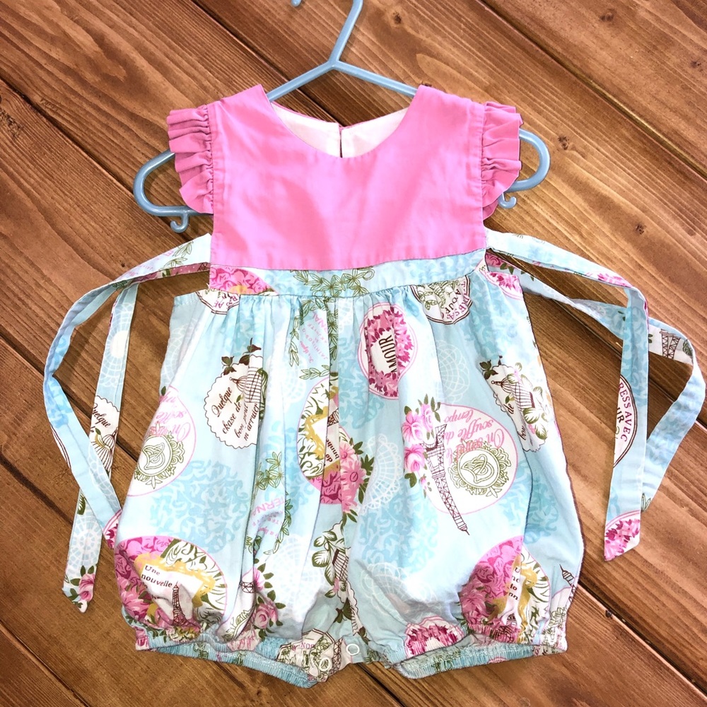3/6m Tutu & LuLu Spring Bubble Baby Girl EUC